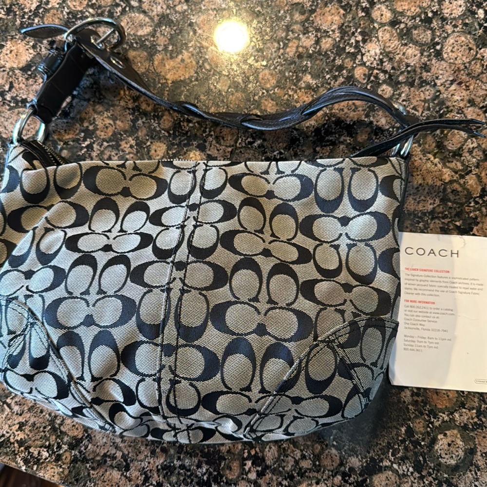 Coach hobo style purse- medium style